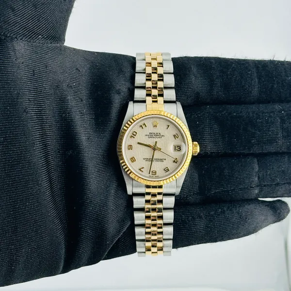 Rolex Datejust Ivory Anniversary Dial On Jubilee Ref 78273