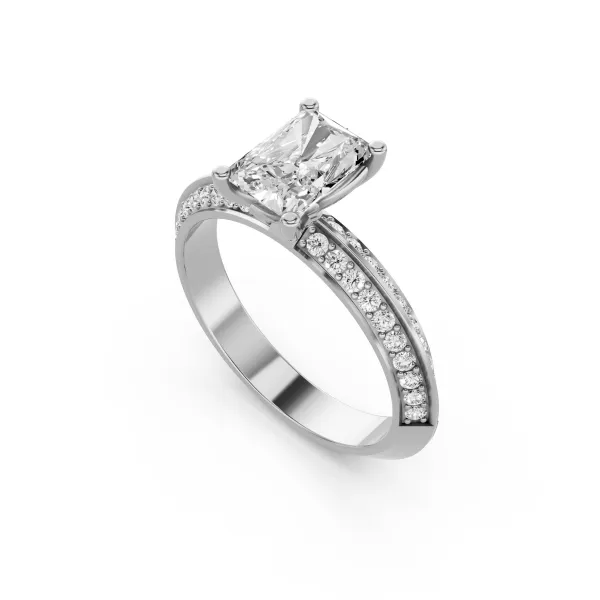 Fiorella Radiant Lab Grown Diamond Engagement Ring