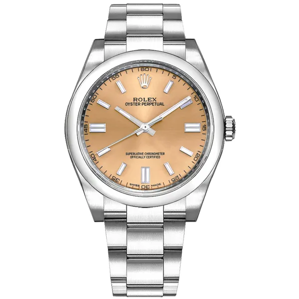 Rolex Oyster Perpetual White Grape Dial On Oyster