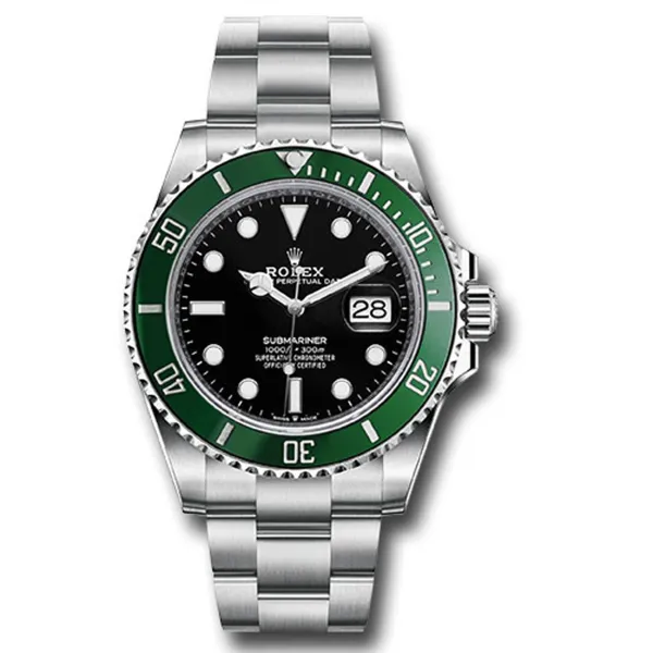 Rolex Submariner Starbucks Black Dial on Oyster Ref 126610LV with New Style Card Green 2020