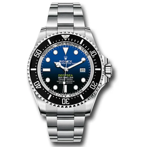 Rolex Sea-Dweller Deepsea Blue James Cameron Dial On Oyster Ref 126660 with New Style Card White 2019