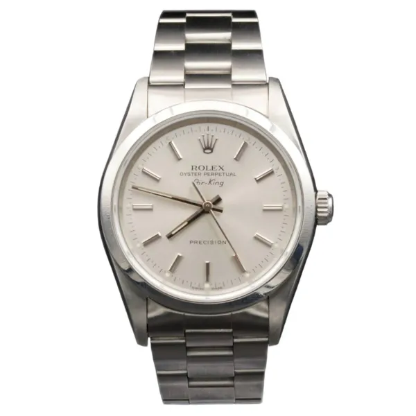 Rolex Air-King Silver Dial On Oyster