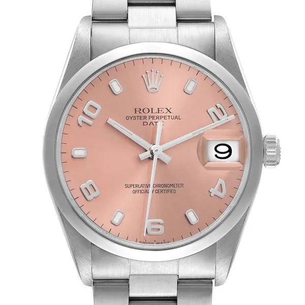Rolex Oyster Perpetual Date Pink Dial