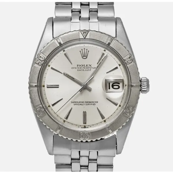 Rolex Datejust Thunderbird Silver Stick Dial On Jubilee
