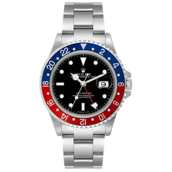 Rolex GMT-Master Pepsi Black Dial on Oyster Ref 16700