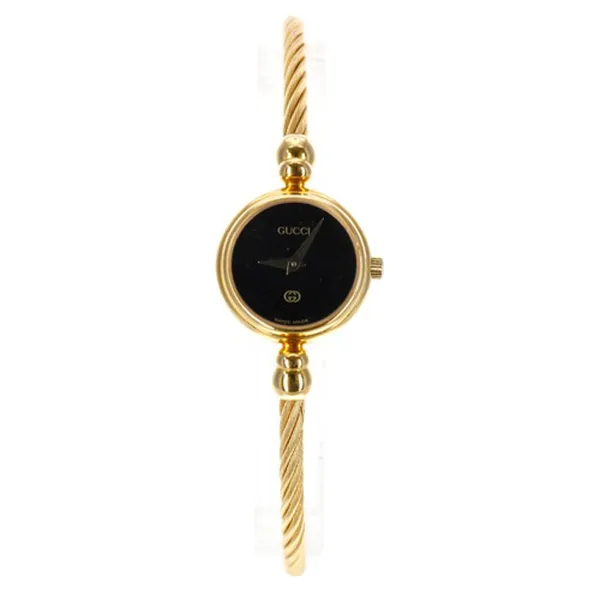 Gucci Black Dial on Bangle Style Ref 2700L