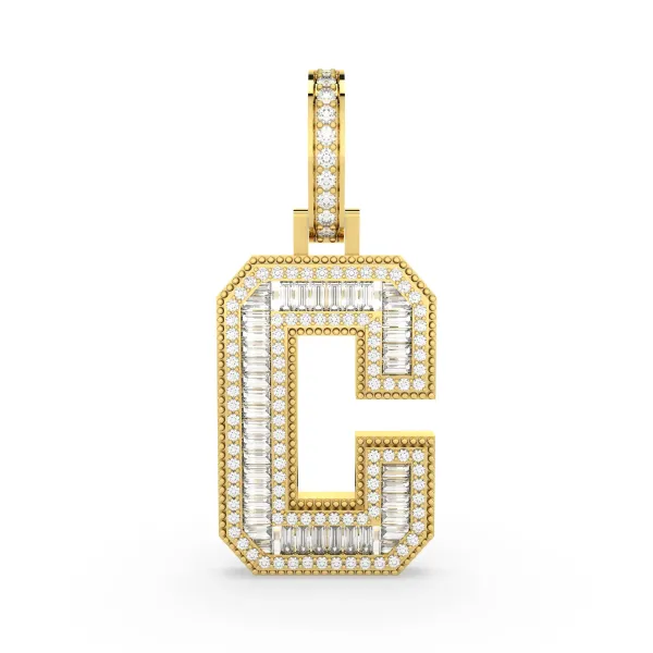Letter "C" Pendant