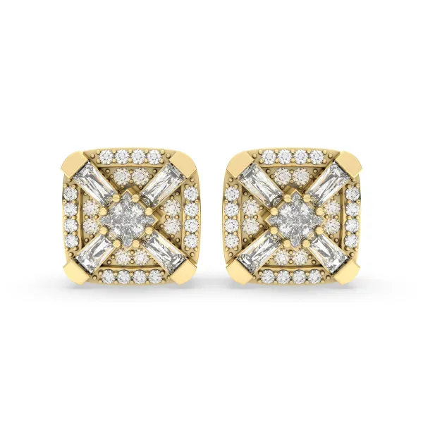 2.92 CT.T.W Natural Diamond Earrings