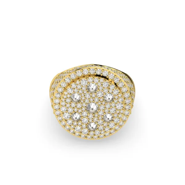 Lab Grown Diamond Cluster Ring