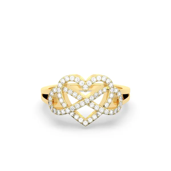 Infinite Love Gold Natural Diamond Ring