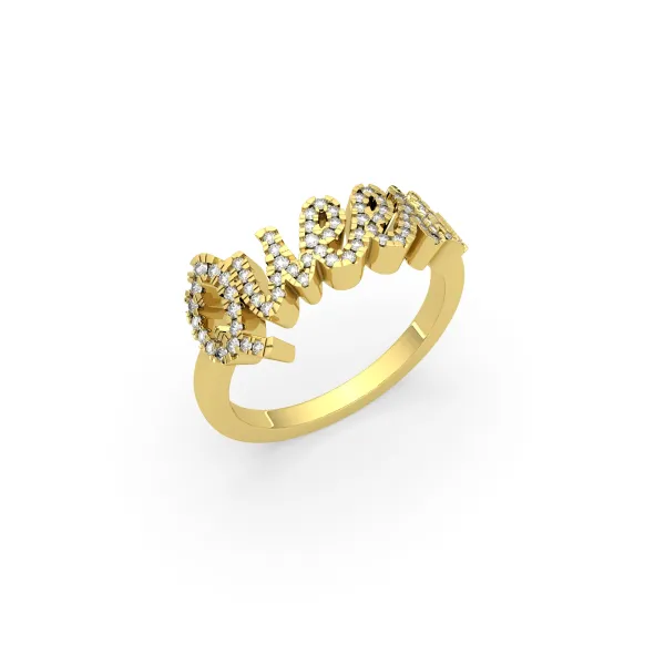 Queen Natural Diamond Ring
