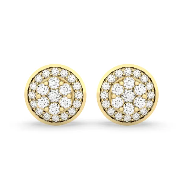 Punky 0.23CT.T.W Natural Diamond Stud Earrings