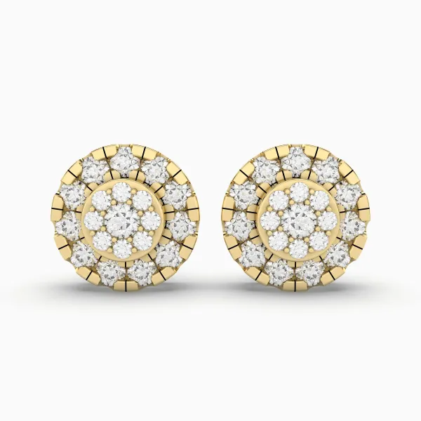 0.35 CT.T.W. Natural Diamond Stud Earring