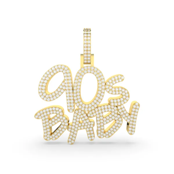 "90s Baby" Natural Diamond Pendant