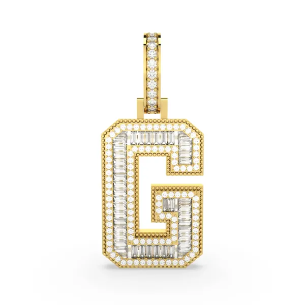 "G" Initial Letter Pendant