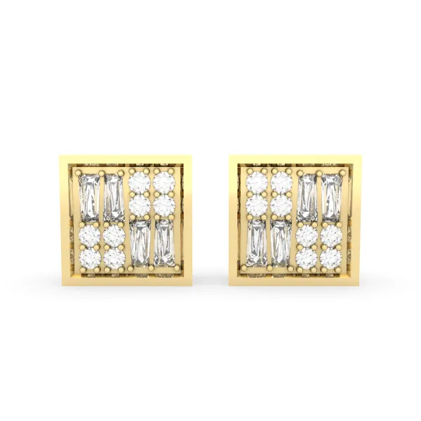 1.15 CT.T.W Natural Diamond Earrings