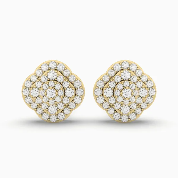 Charming Radiance Natural Diamond Studs Earrings