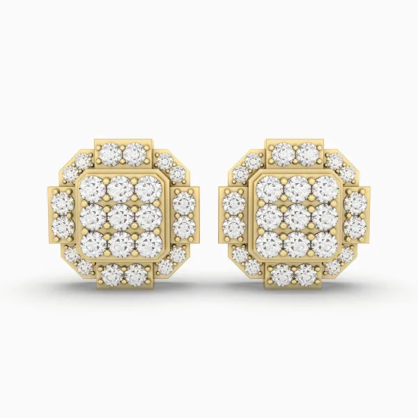 Baguette Dainty Studs Earrings
