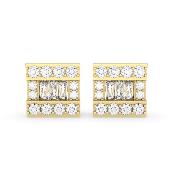 1.32 CT.T.W Natural Diamond Earrings