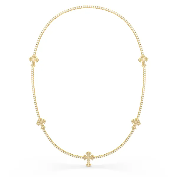 Choker Signature Cross Necklace