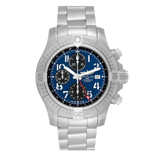 Breitling Avenger Chronograph GMT Blue Arabic Chronograph Dial