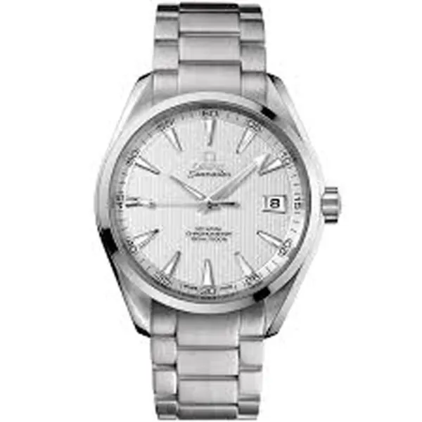 Omega Seamaster Aqua Terra 150 M Omega Co-Axial 15,000 Gauss Silver Dial on Bracelet