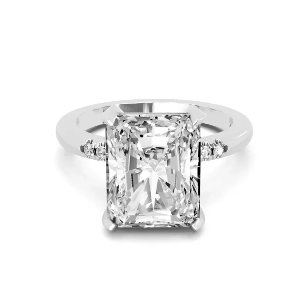 Evie Premium Radiant Solitaire 1 CT Lab Grown Diamond Engagement Ring