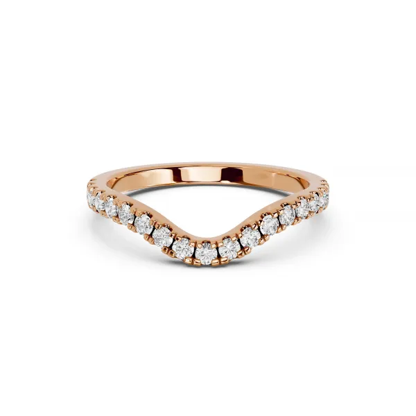 Lana 10K Rose Gold 0.40 CT Diamond Engagement Ring
