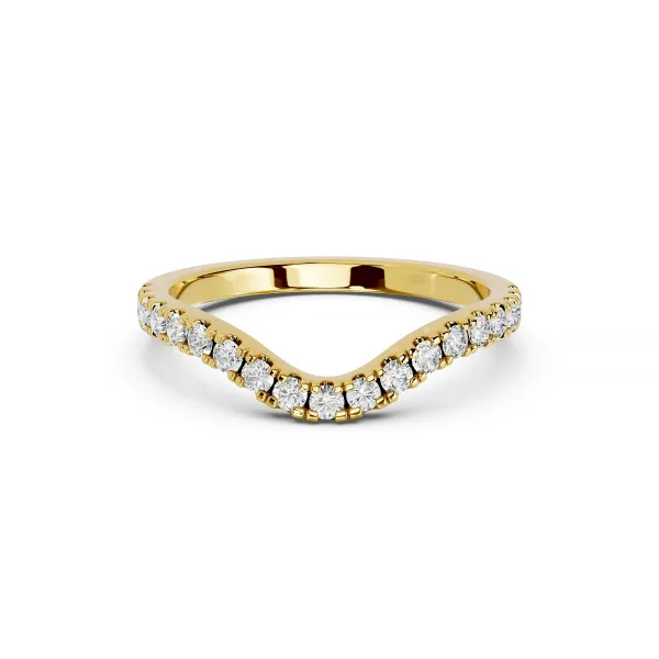 Lana 10K Yellow Gold 0.40 CT Diamond Engagement Ring