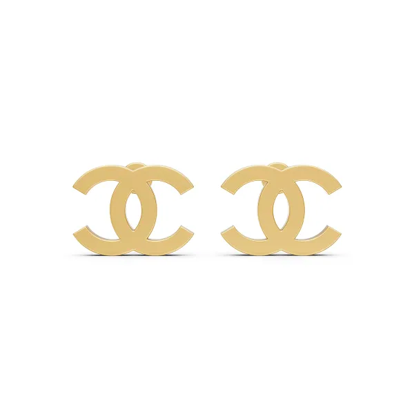 Interlocking CC Stud Earrings