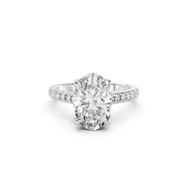 Rumi 2.55 CT White Platinum Lab Grown Diamond Engagement Ring