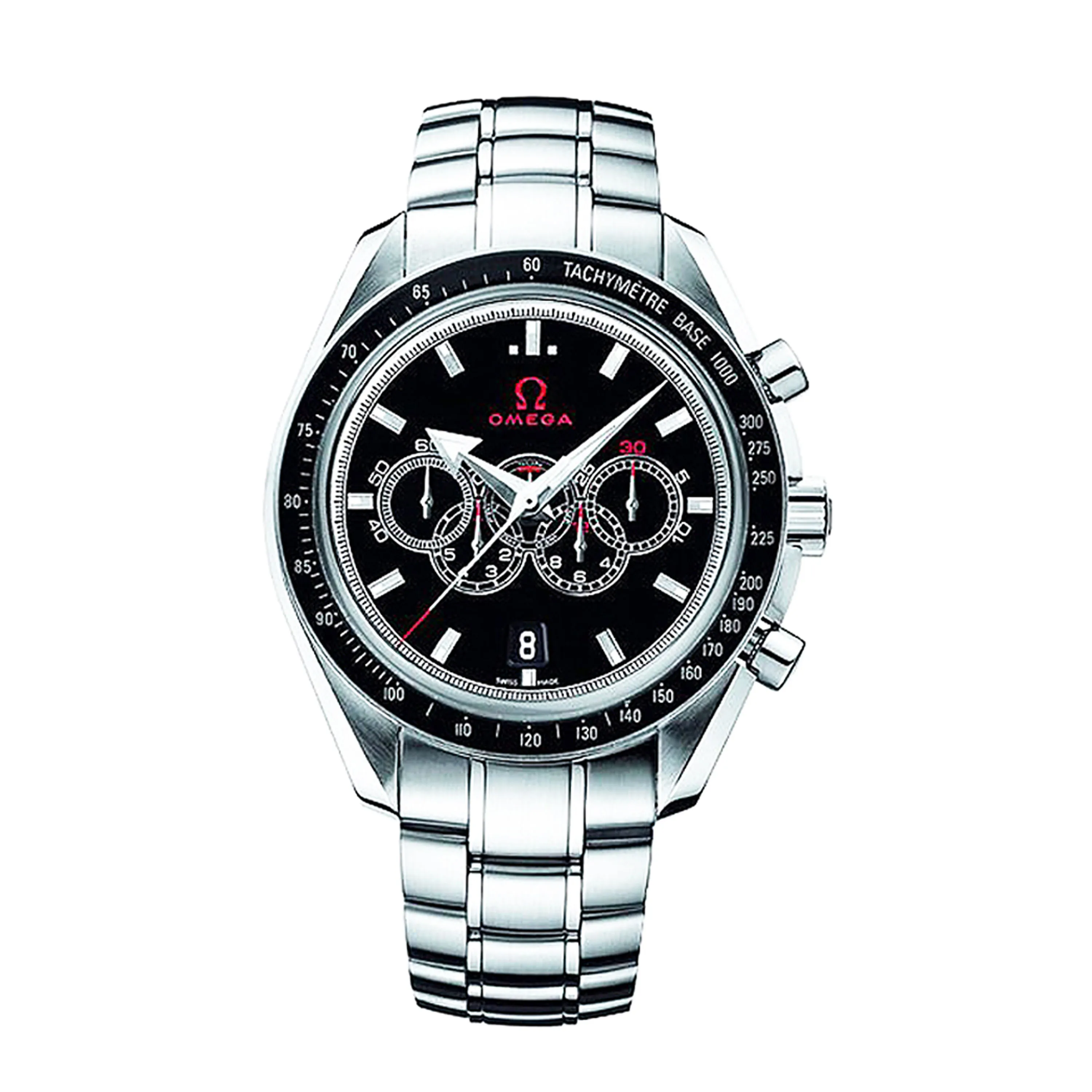 Omega Broad Arrow Olympic Black Dial