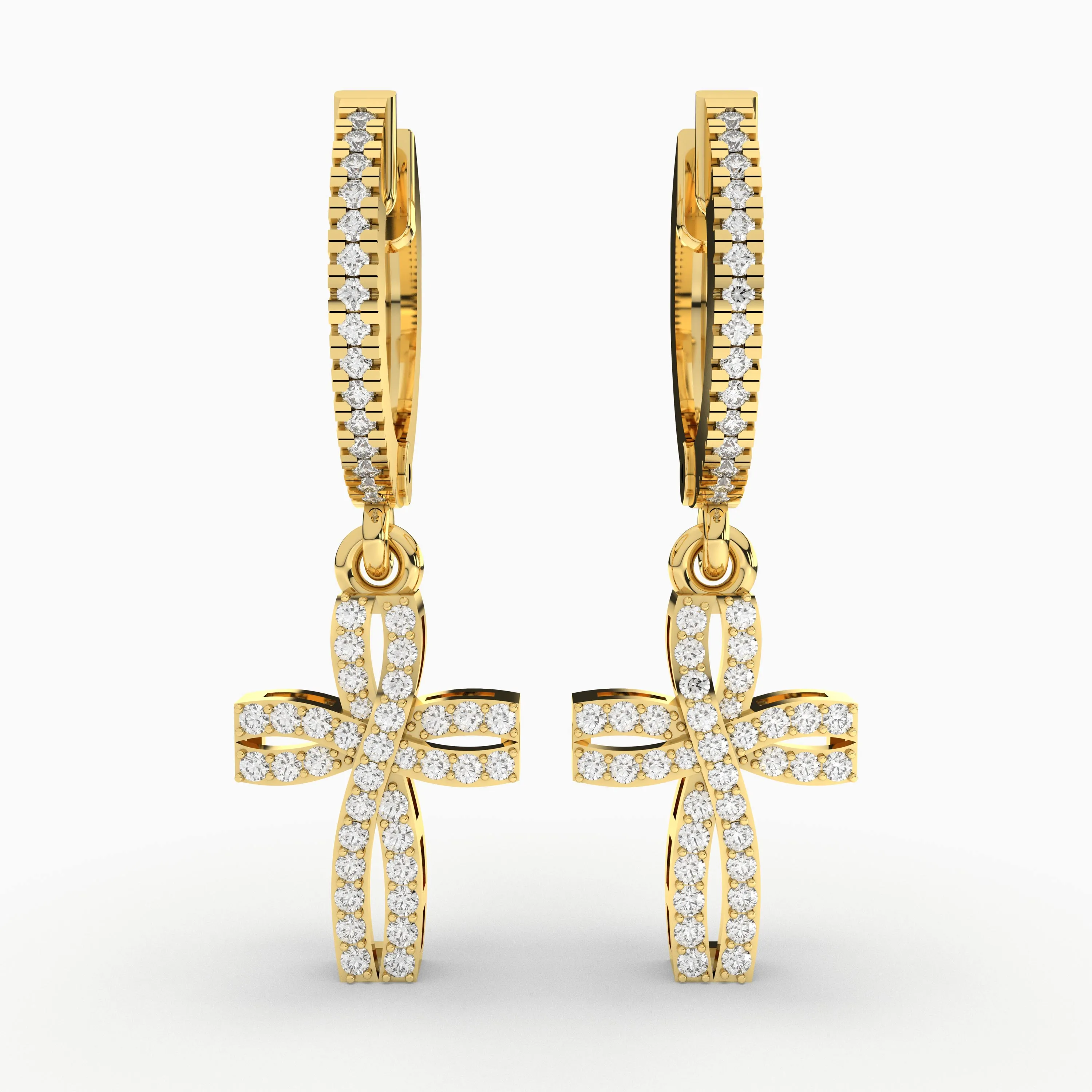 Drop And Danglers Gold Earrings For Women