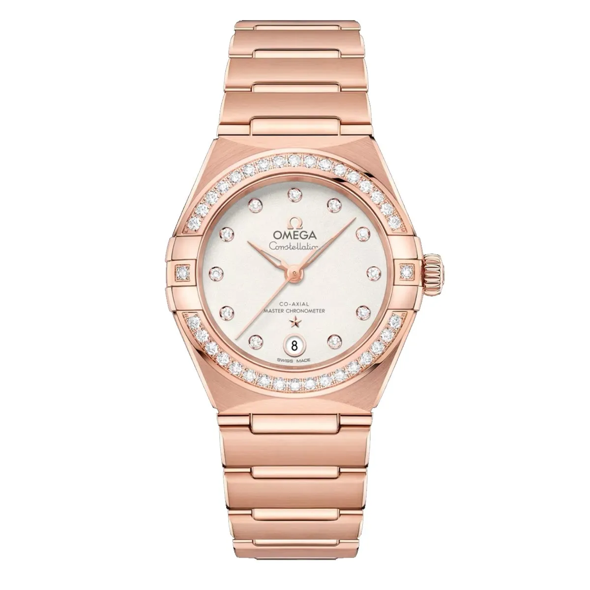 Omega Constellation Silver Diamond Dial