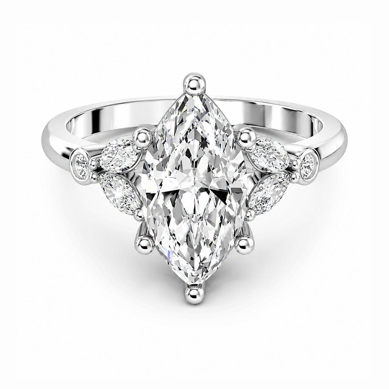 Side Stone Rings