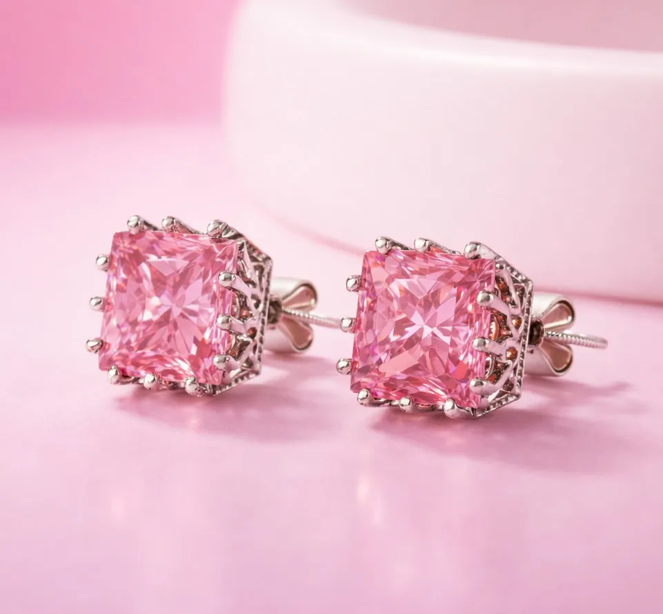 Radiant Diamond Earrings